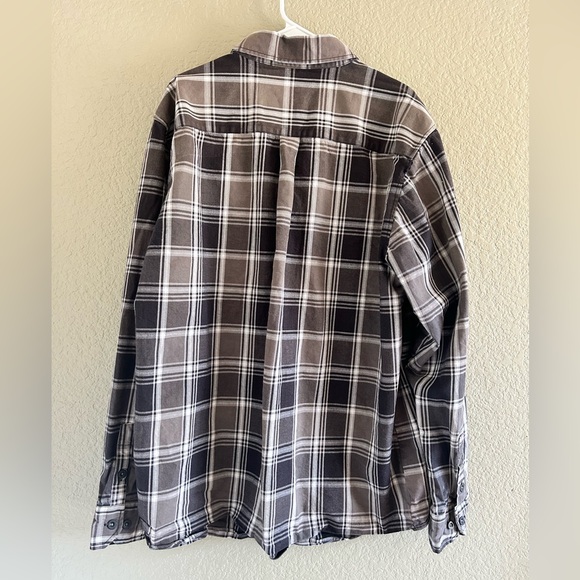 Dixxon The Lineman Fire Resistant Flannel in Black/Grey Plaid Size 2X - Picture 3 of 8